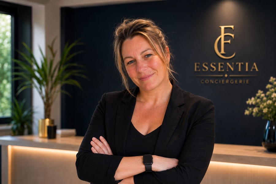 Amandine, fondatrice d'Essentia Conciergerie