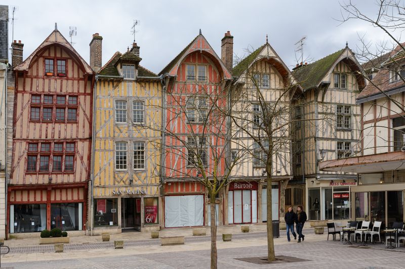 Maisons à pans de bois, rue Émile-Zola, Troyes